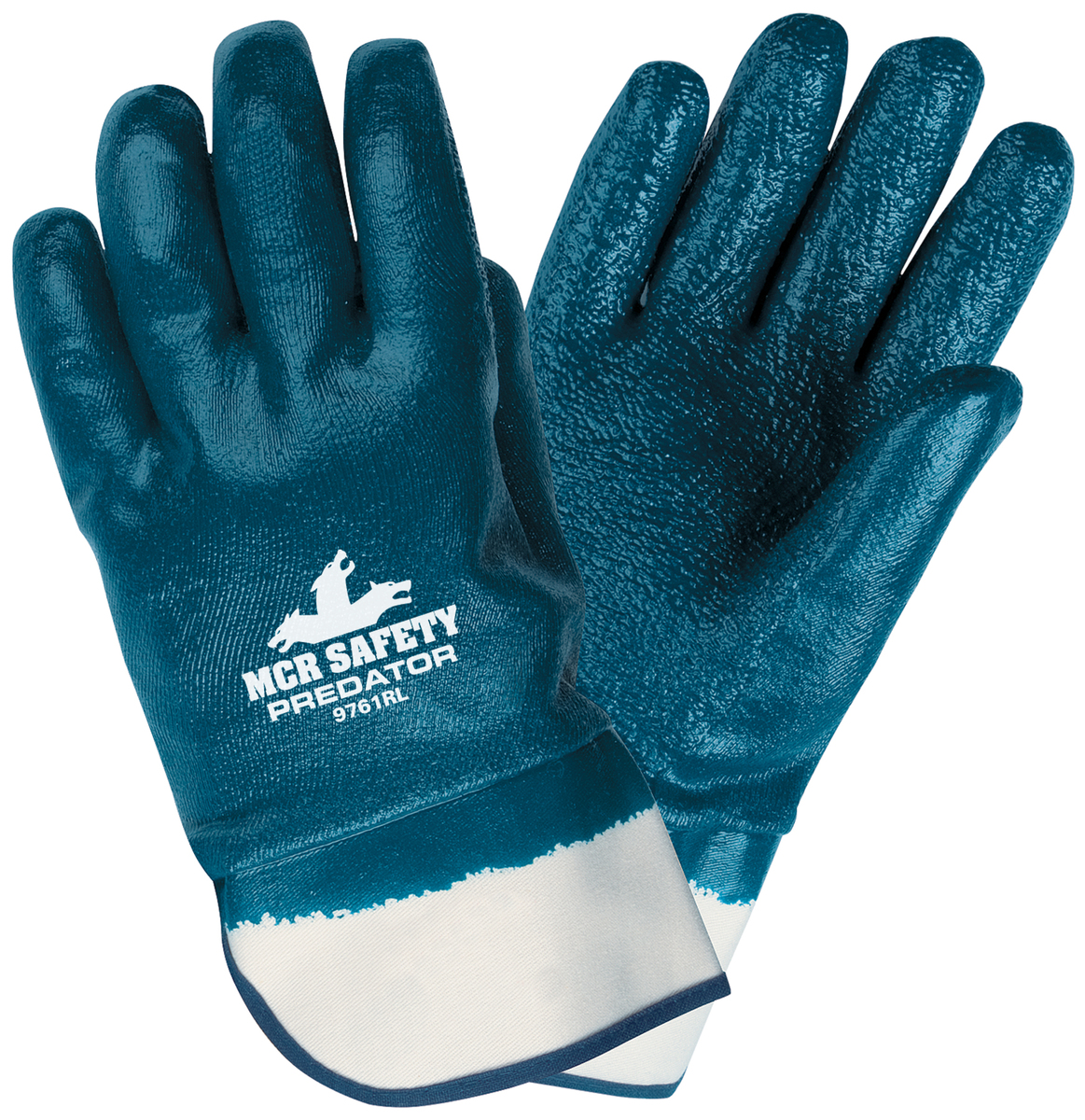 Predator® Series Fully Rough Nitrile Coated Work Gloves - Spill Control